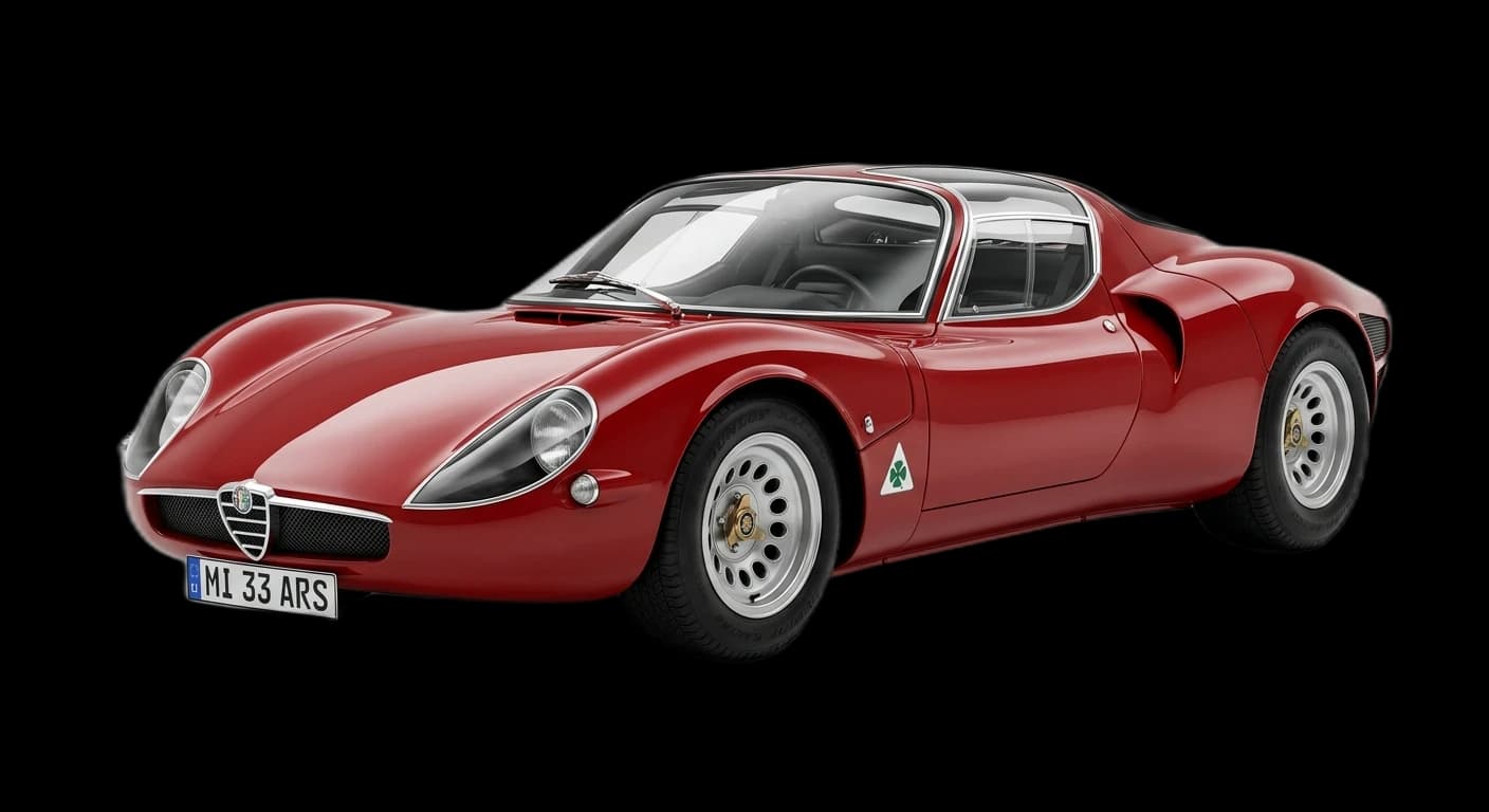 Alfa Romeo 33 Stradale 1967 - Front 3/4 view