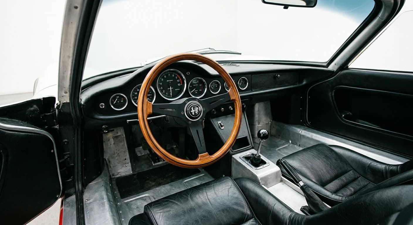 Alfa Romeo 33 Stradale 1967 - Dashboard view