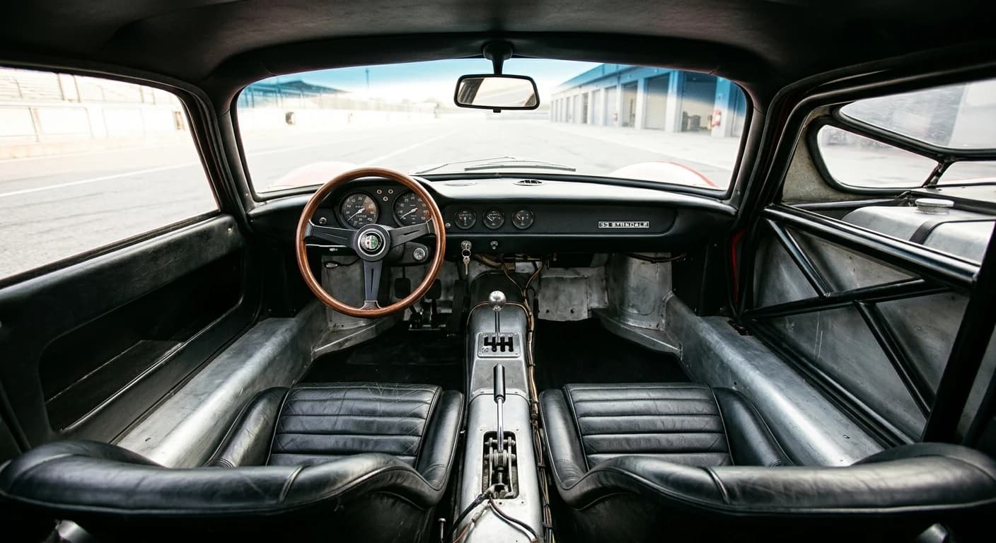 Alfa Romeo 33 Stradale 1967 - Interior view
