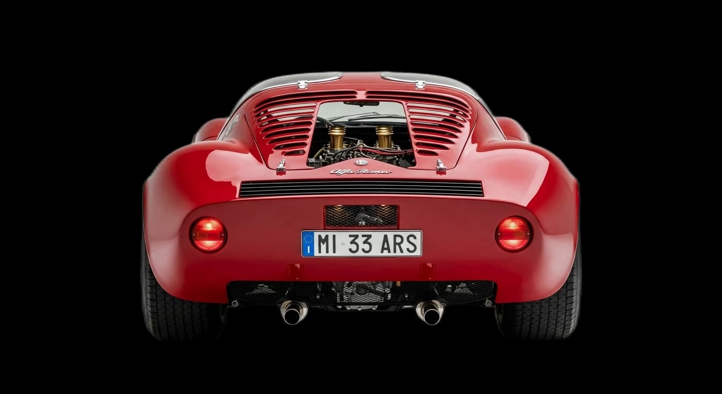 Alfa Romeo 33 Stradale - Rear