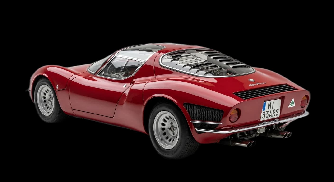 Alfa Romeo 33 Stradale 1967 - Rear 3/4 view