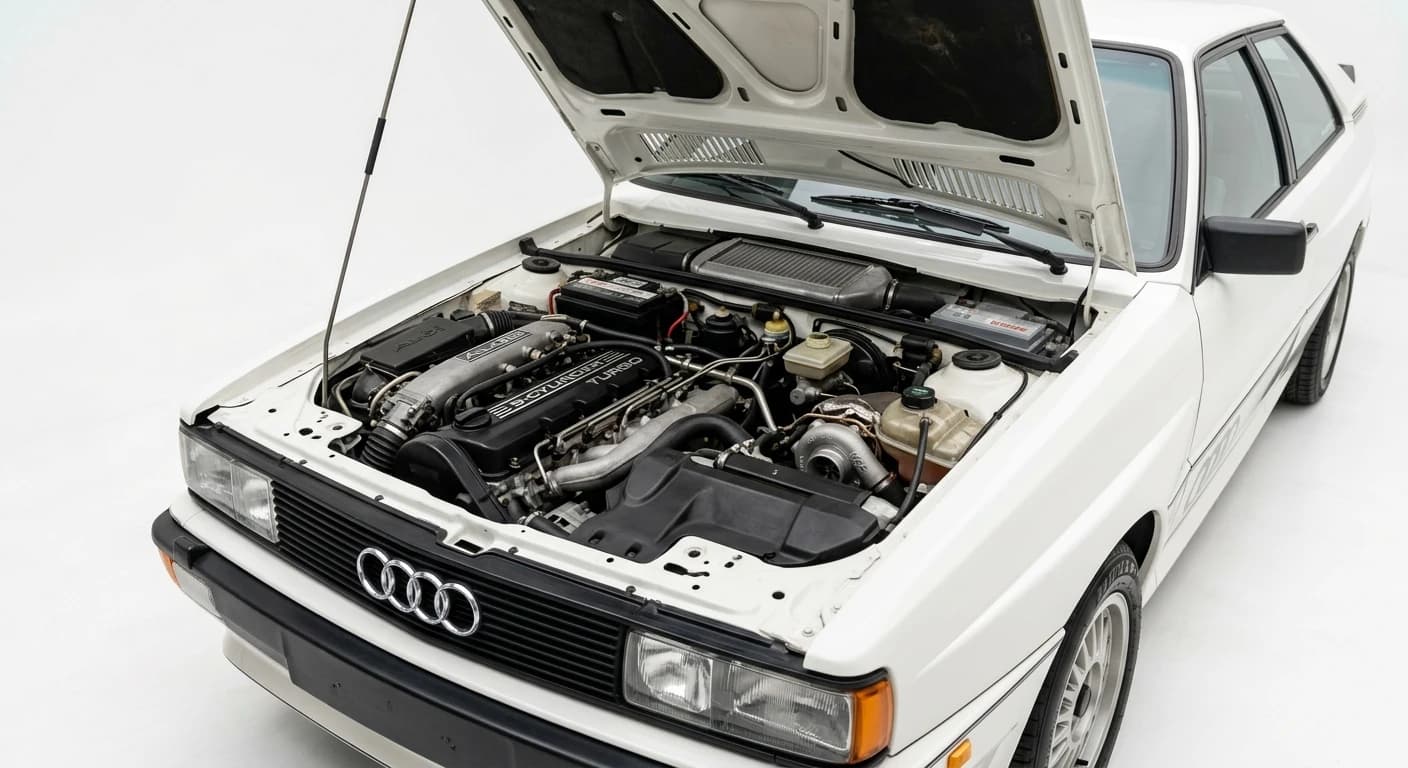 Audi Quattro (Ur-Quattro) 1980 - Engine Bay view