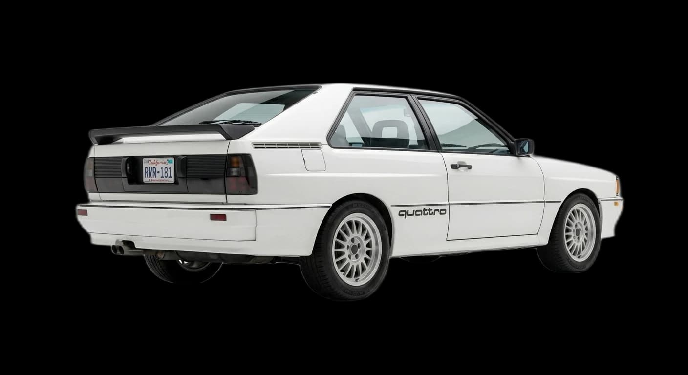 Audi Quattro (Ur-Quattro) 1980 - Rear 3/4 view