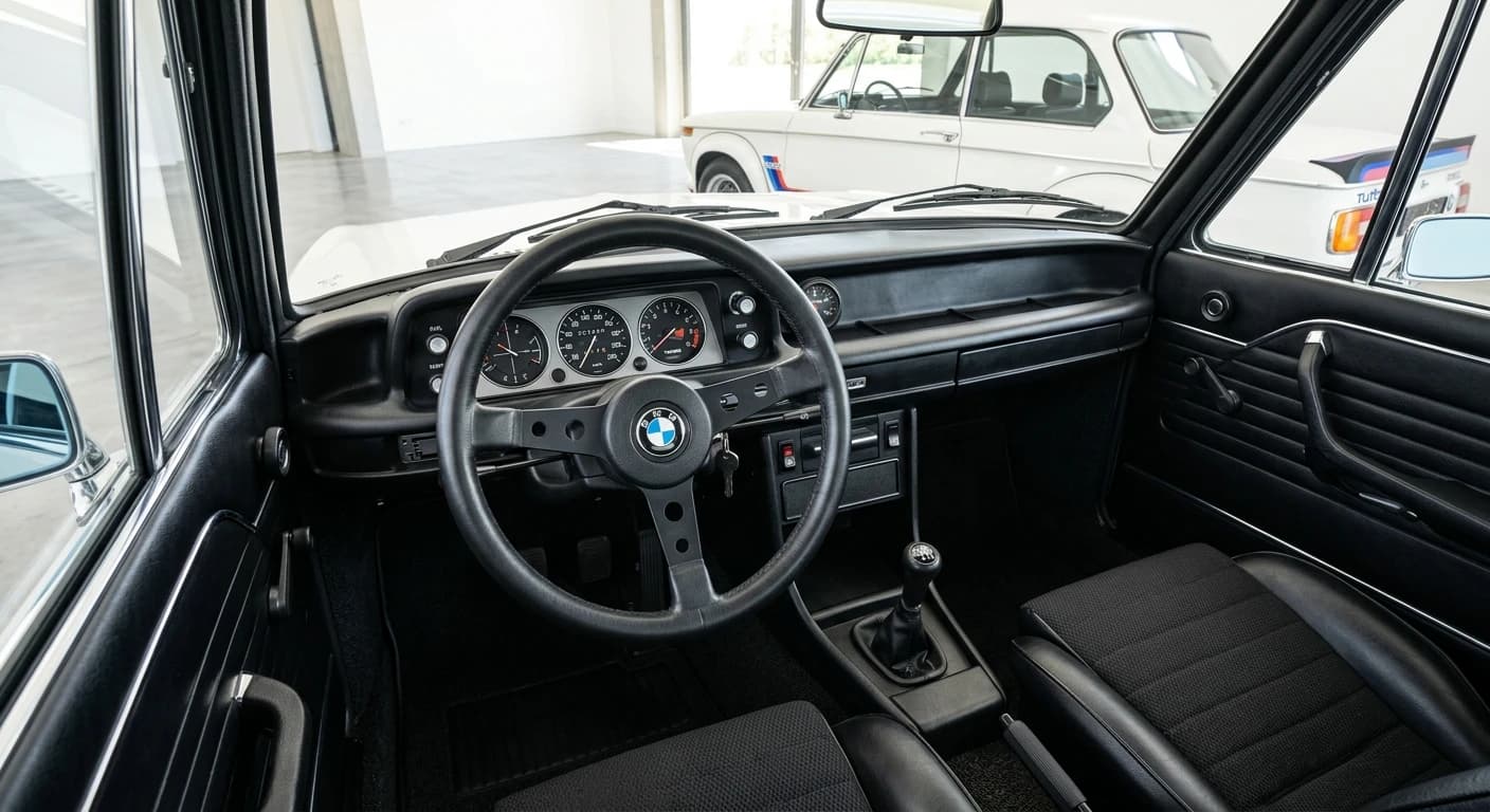BMW 2002 Turbo 1968 - Dashboard view