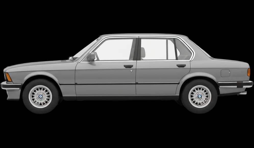 BMW 3 Series (E21) 1975 - Side view