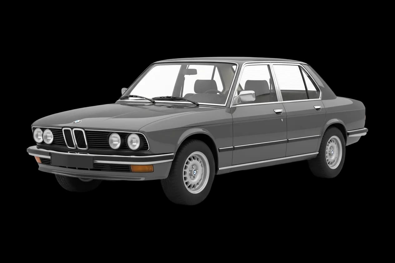 BMW 5 Series (E12) 1972 - Front 3/4 view