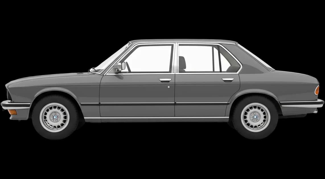 BMW 5 Series (E12) 1972 - Side view