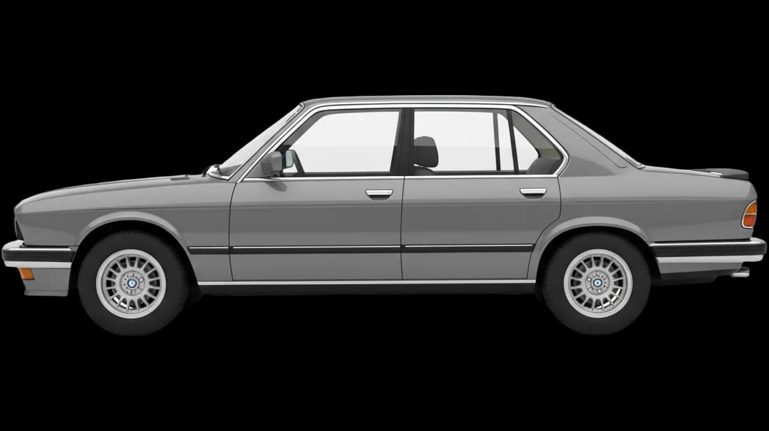 BMW 5 Series (E28) 1981 - Side view