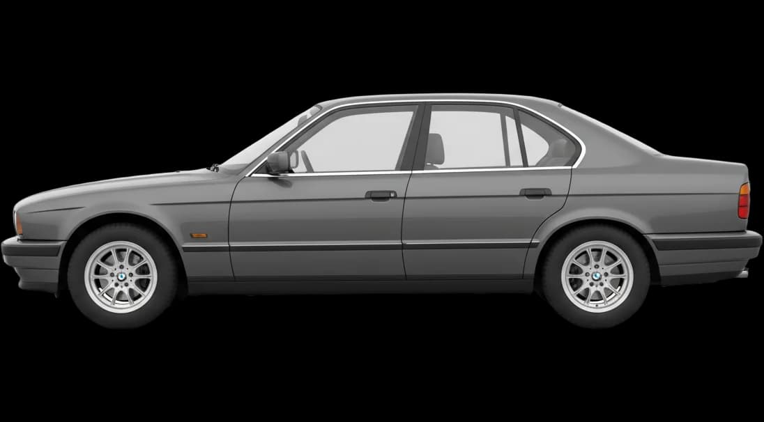 BMW 5 Series (E34) 1988 - Side view