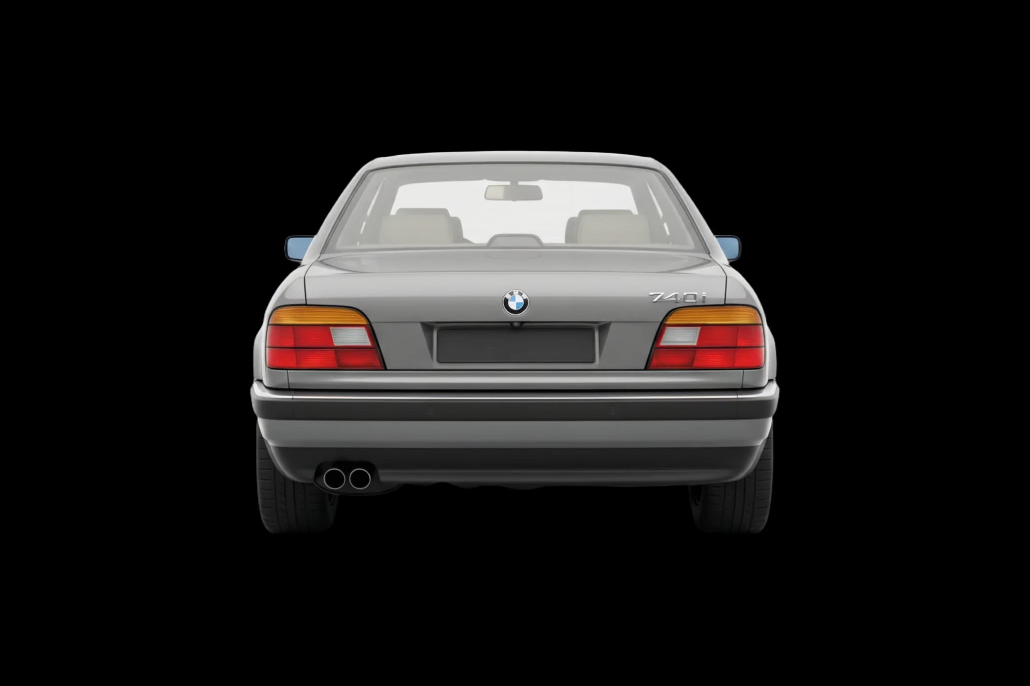 BMW 7 Series (E32) 1986 - Rear view