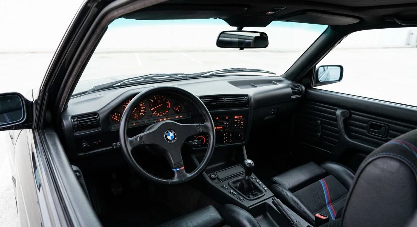 BMW M3 (E30) 1986 - Dashboard view