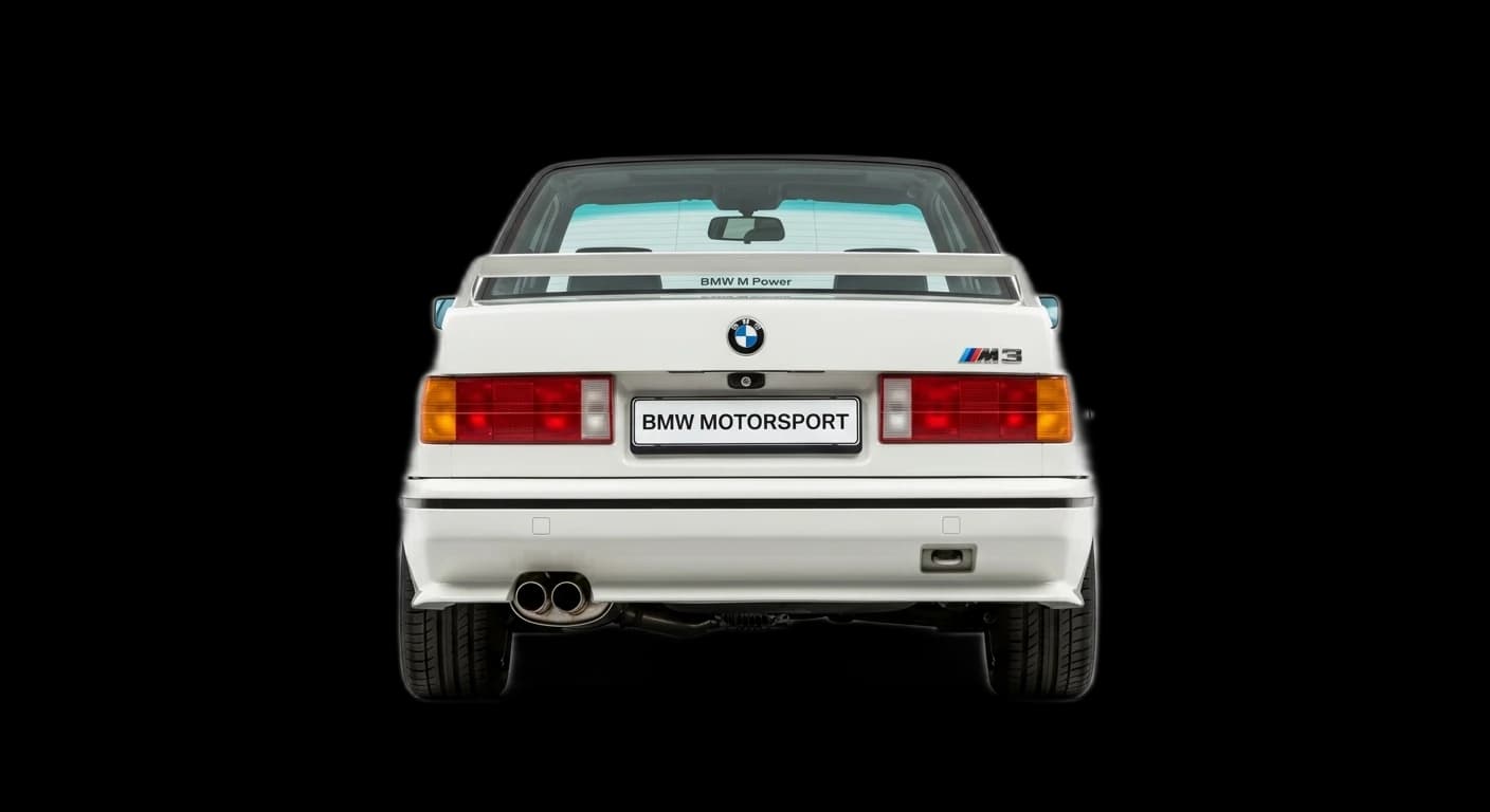 BMW M3 (E30) 1986 - Rear view