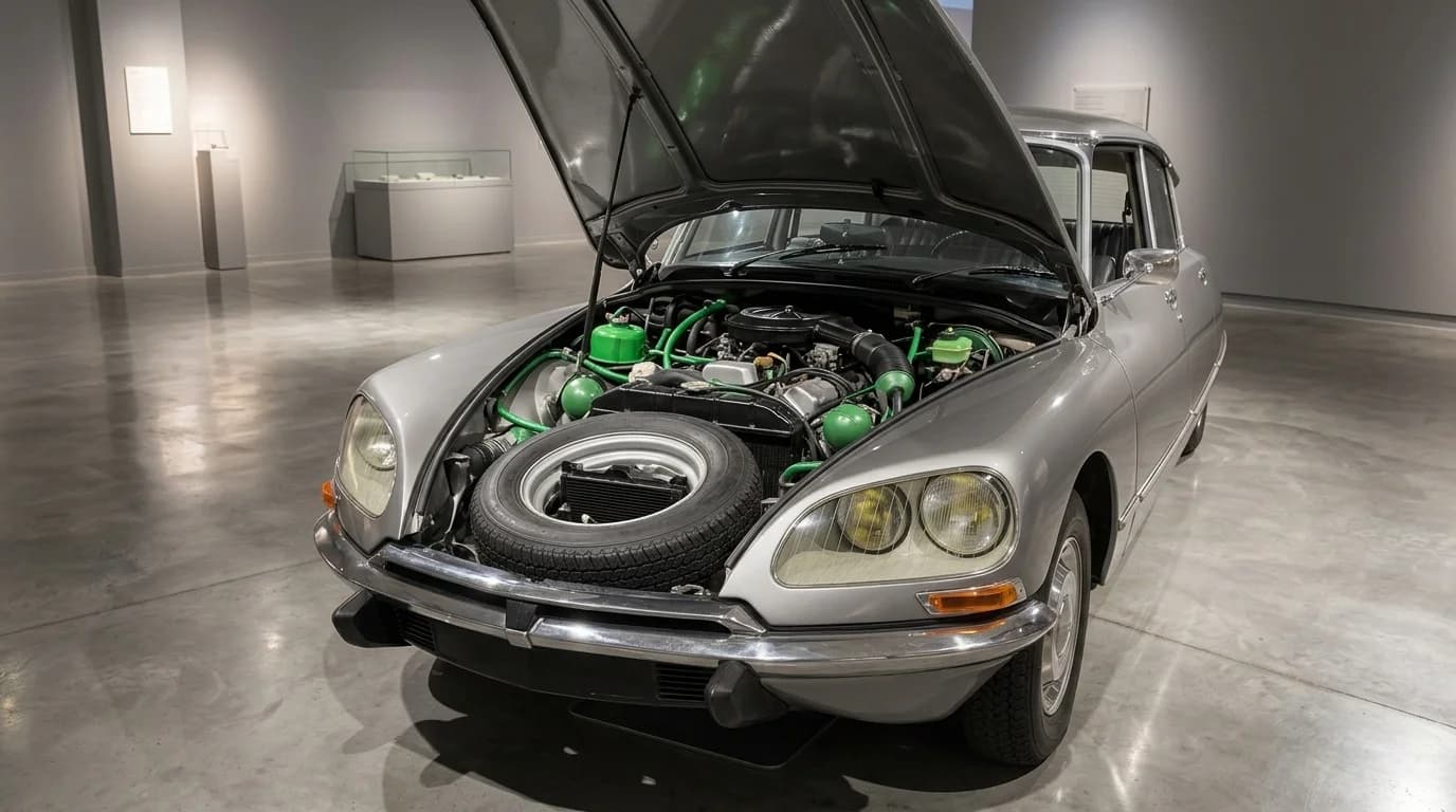 Citroën DS 21 Pallas 1955 - Engine Bay view