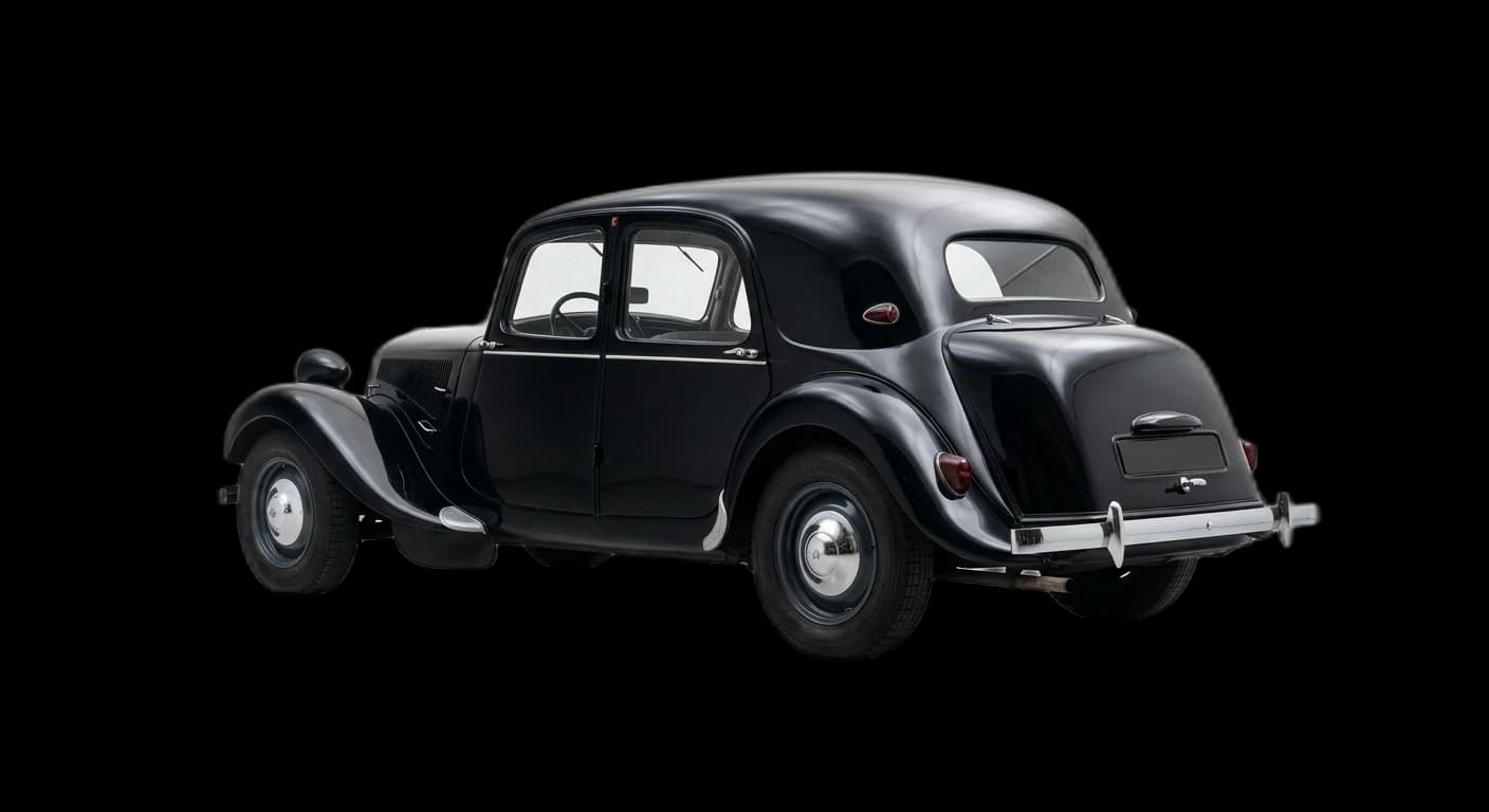 Citroën Traction Avant 1934 - Rear 3/4 view