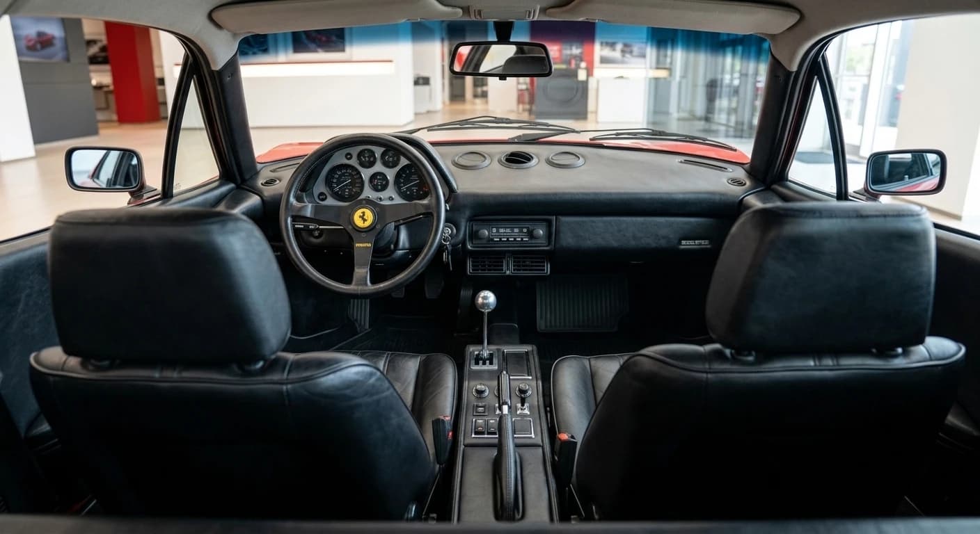 Ferrari 308 GTB 1975 - Interior view