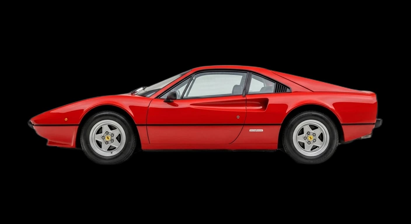 Ferrari 308 GTB 1975 - Side view