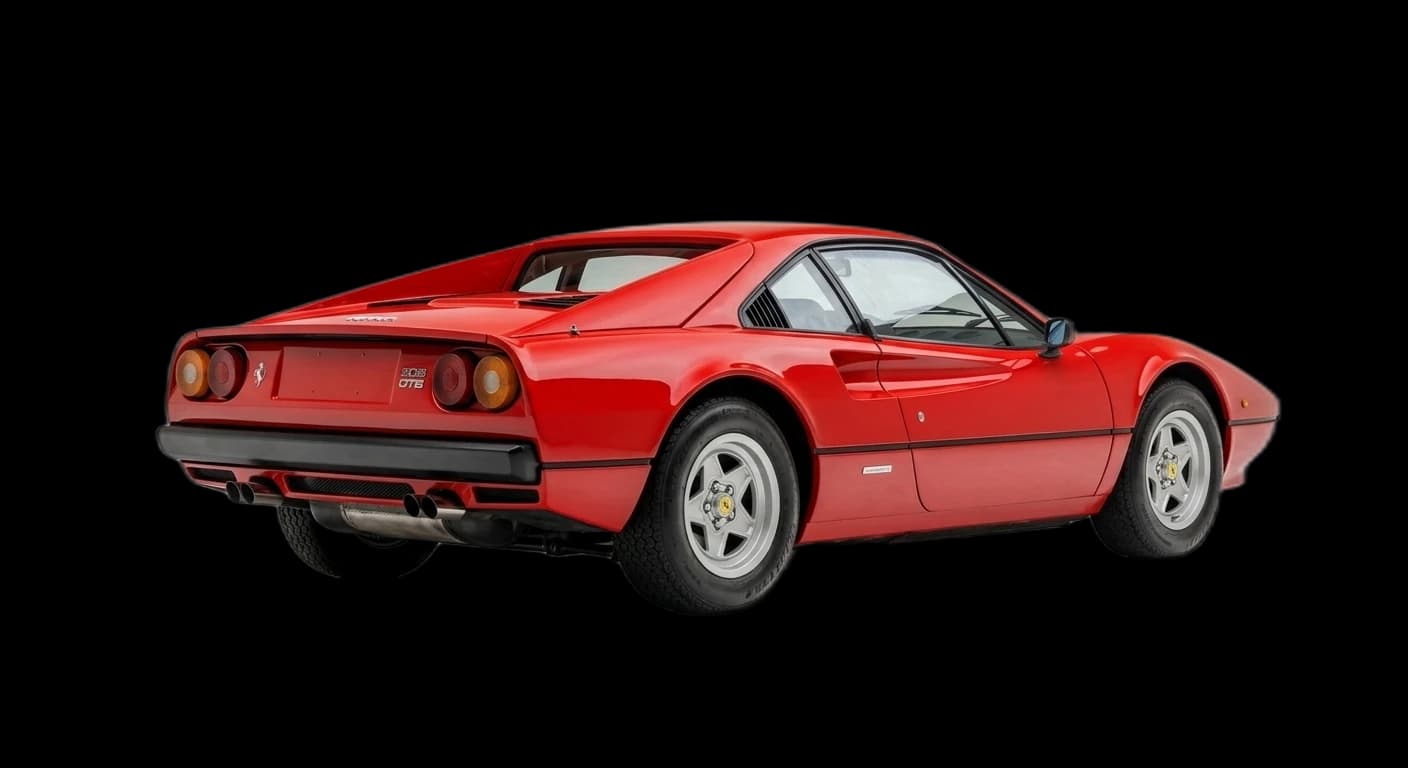 Ferrari 308 GTB 1975 - Rear 3/4 view