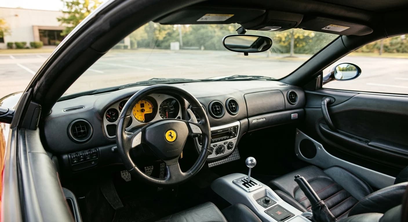 Ferrari 360 Modena 1999 - Dashboard view