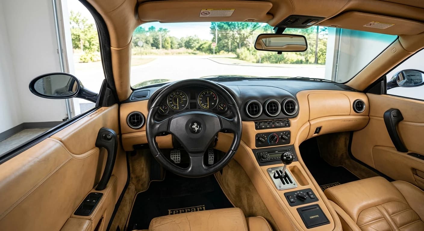 Ferrari 550 Maranello 1996 - Dashboard view