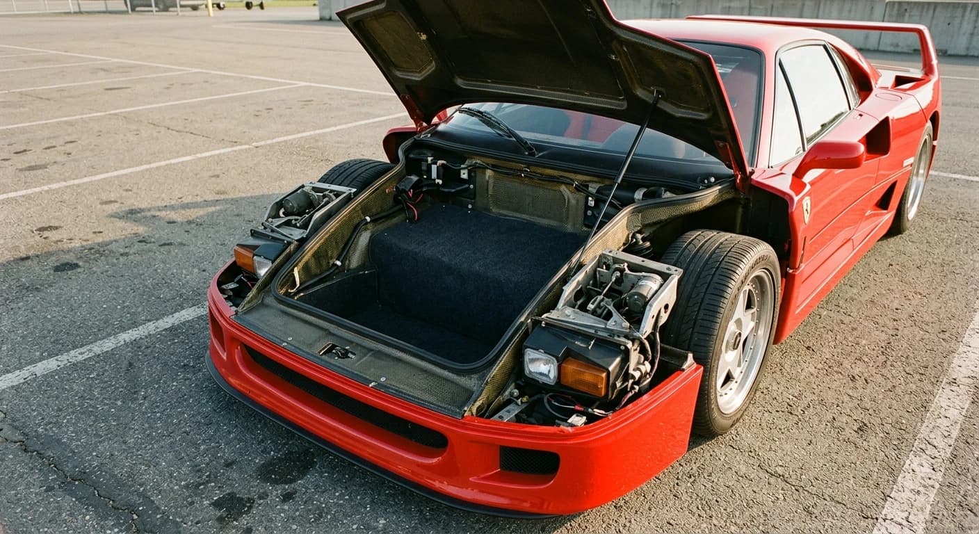 Ferrari F40 - Trunk