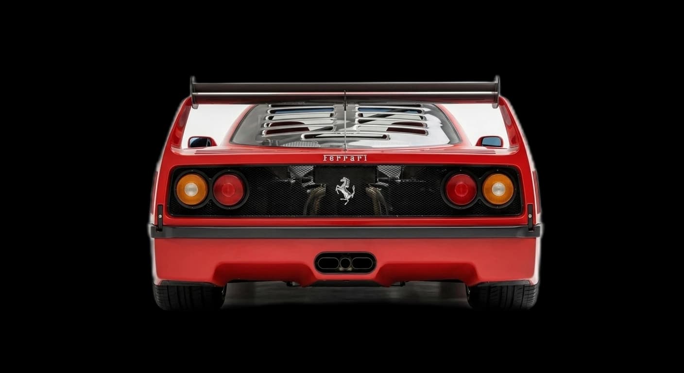 Ferrari F40 - Rear