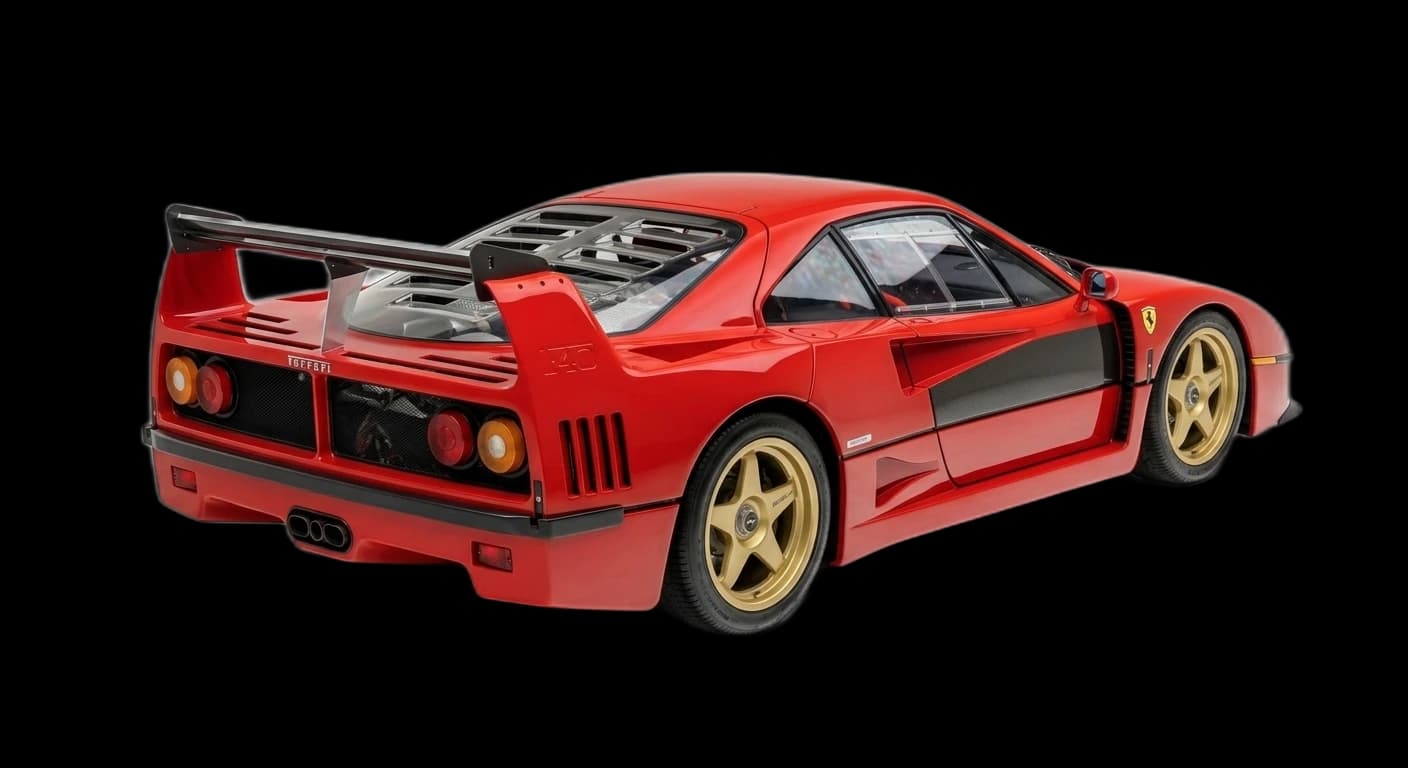 Ferrari F40 - Rear 3/4
