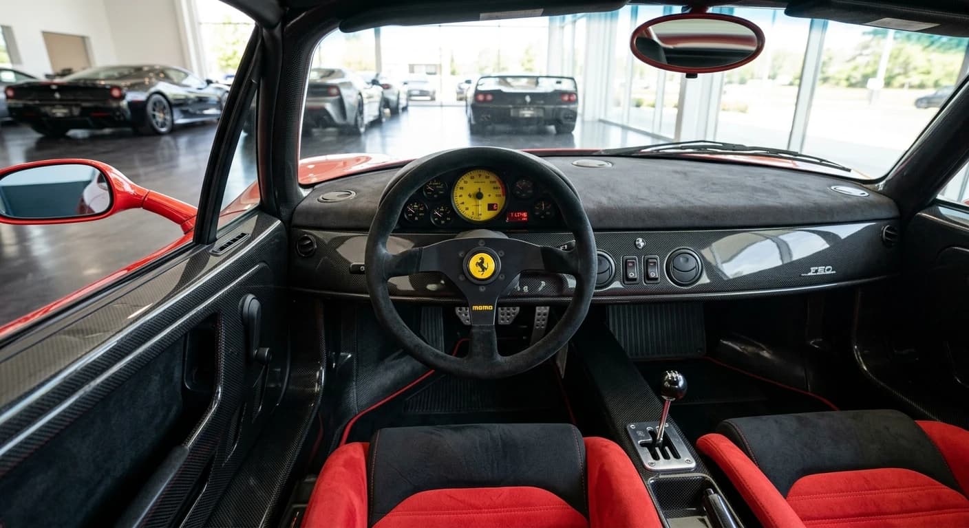 Ferrari F50 1995 - Dashboard view