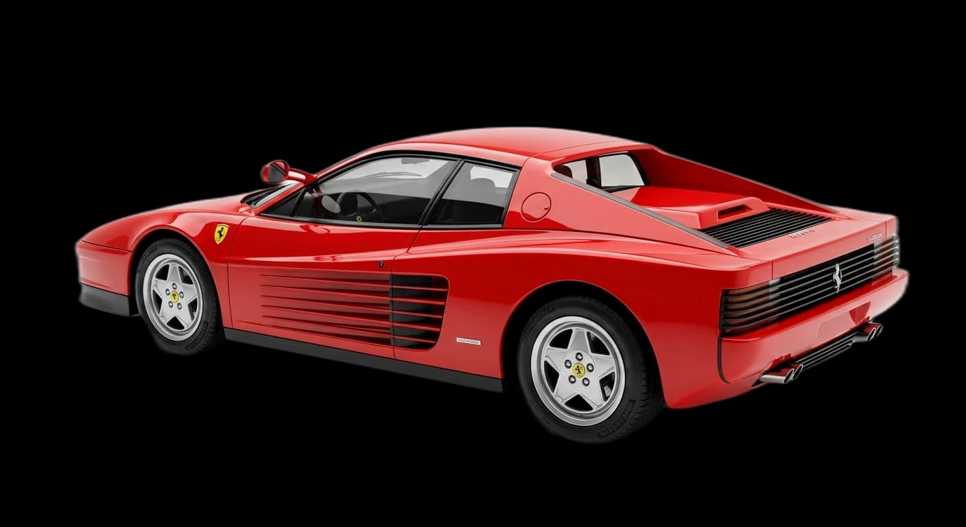 Ferrari Testarossa - Rear 3/4