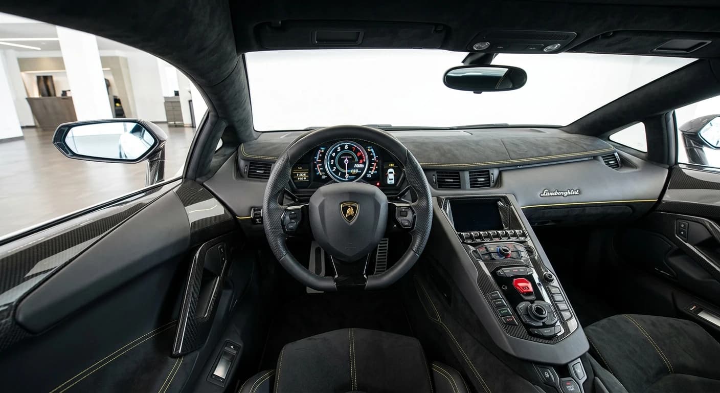 Lamborghini Aventador LP 700-4 2011 - Dashboard view