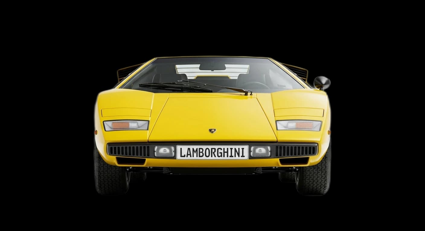 Lamborghini Countach LP400 - Front
