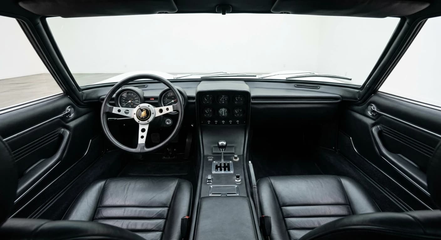 Lamborghini Miura P400 1966 - Dashboard view