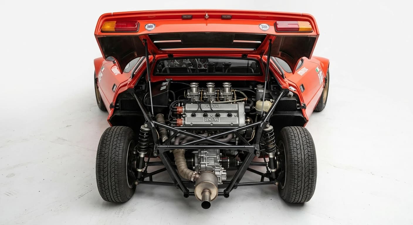 Lancia Stratos HF - Engine Bay