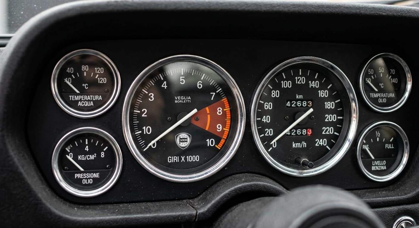 Lancia Stratos HF 1973 - Gauges view