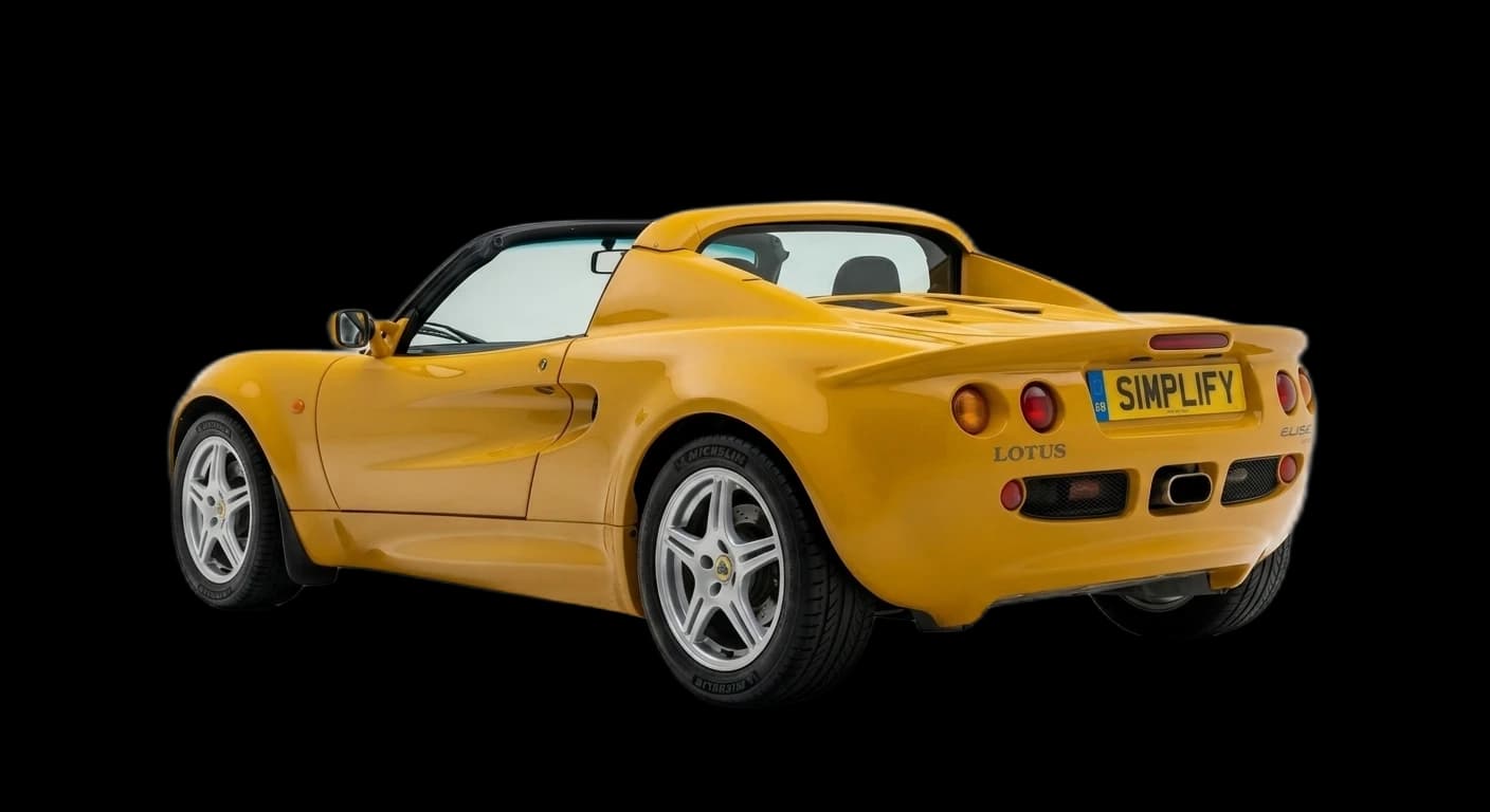 Lotus Elise (S1) 1996 - Rear 3/4 view