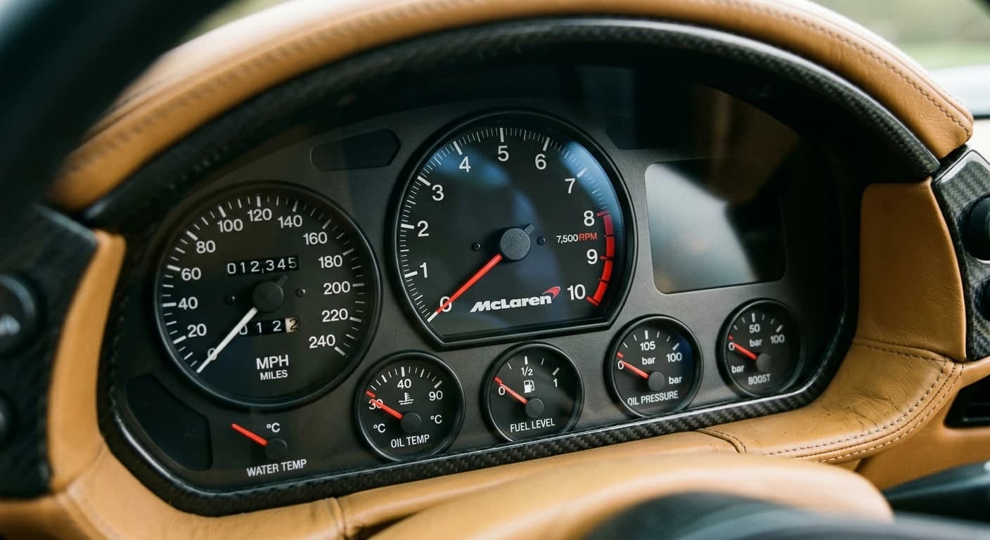McLaren F1 1992 - Gauges view