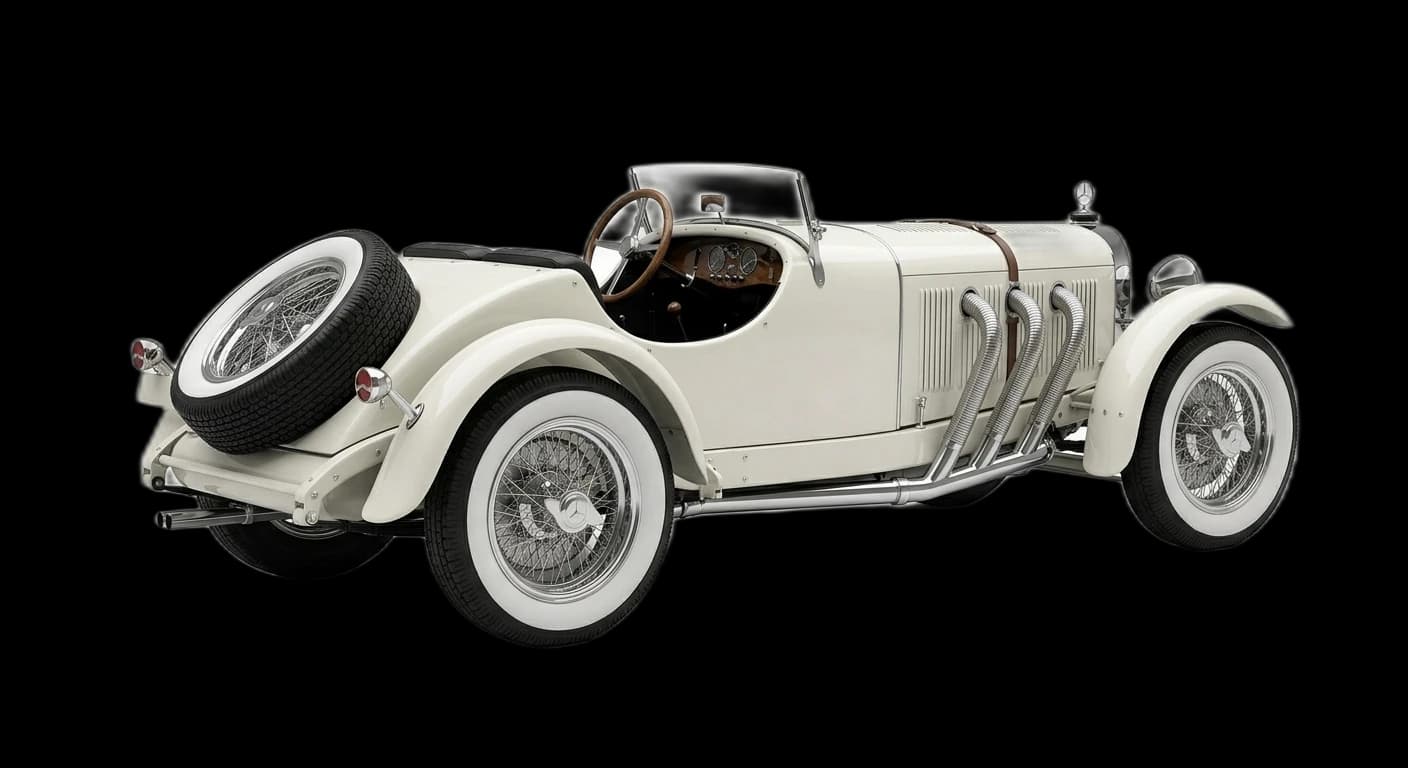 Mercedes-Benz SSK 1928 - Rear 3/4 view