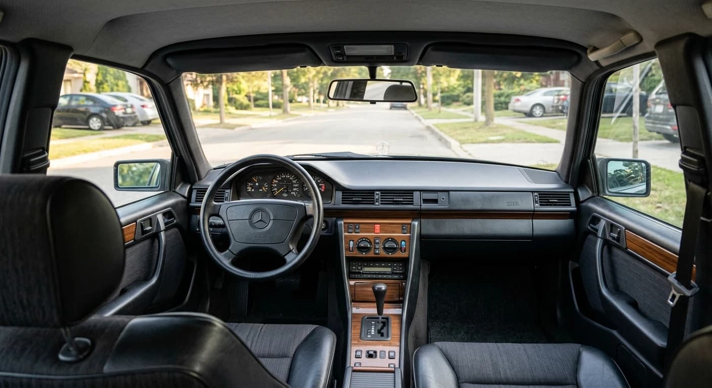 Mercedes-Benz W124 (300 E) 1984 - Dashboard view