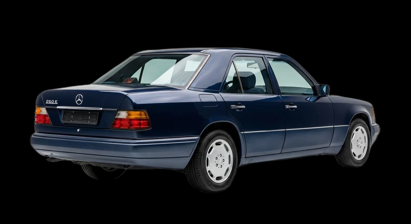 Mercedes-Benz W124 (300 E) 1984 - Rear 3/4 view