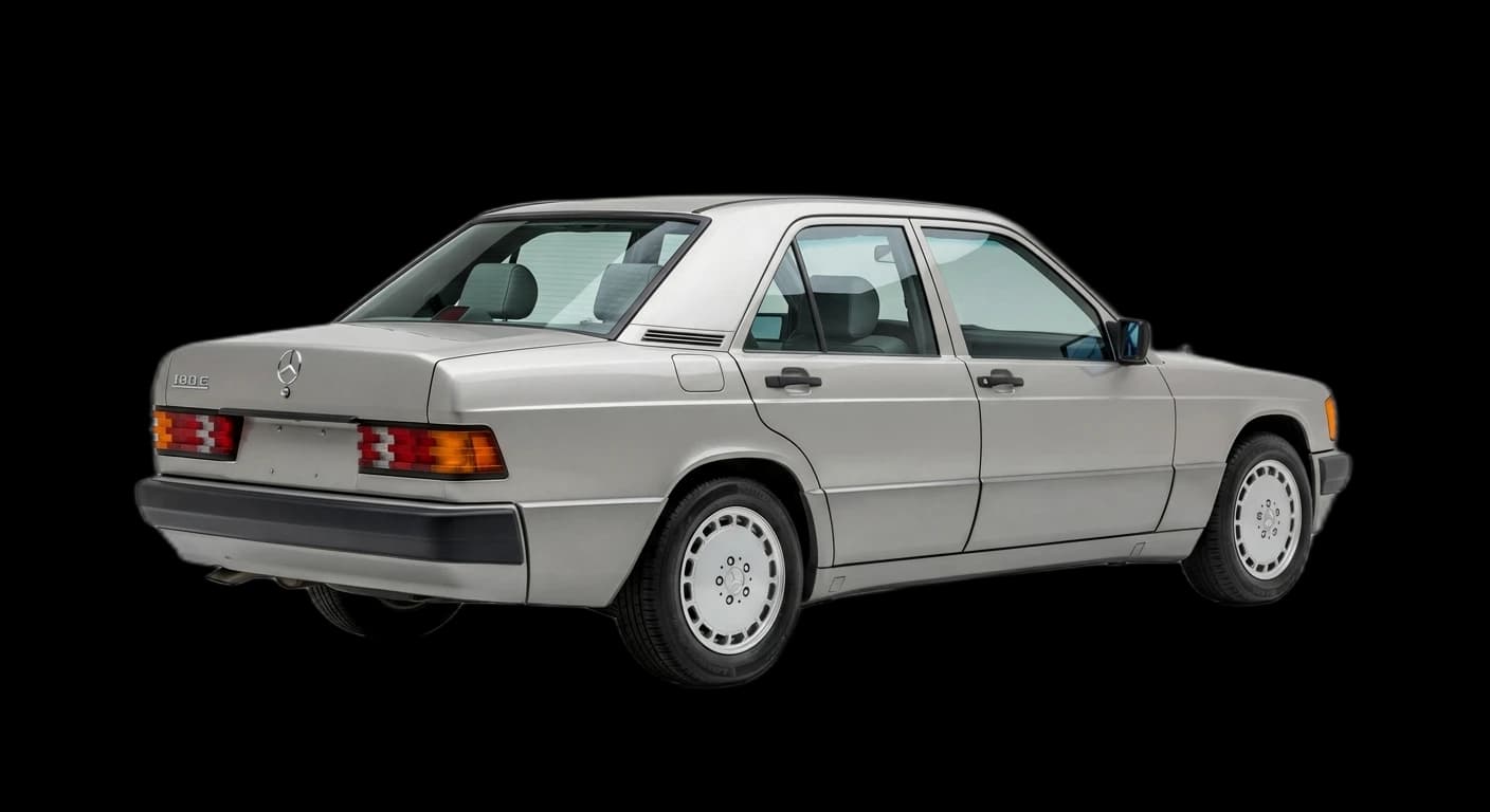 Mercedes-Benz 190E 2.3 (W201) 1983 - Rear 3/4 view