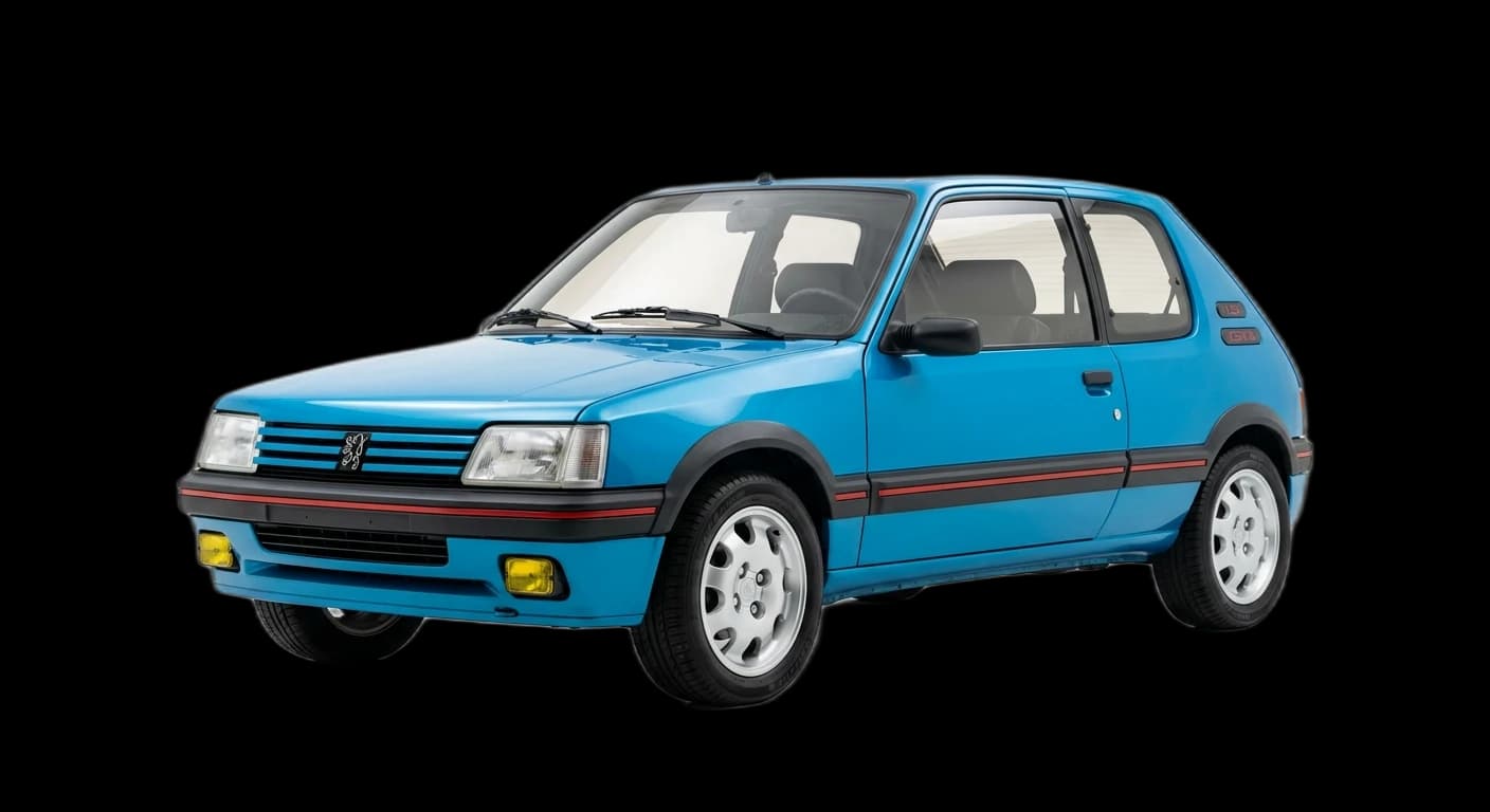 Peugeot 205 GTI 1.9 1986 - Front 3/4 view