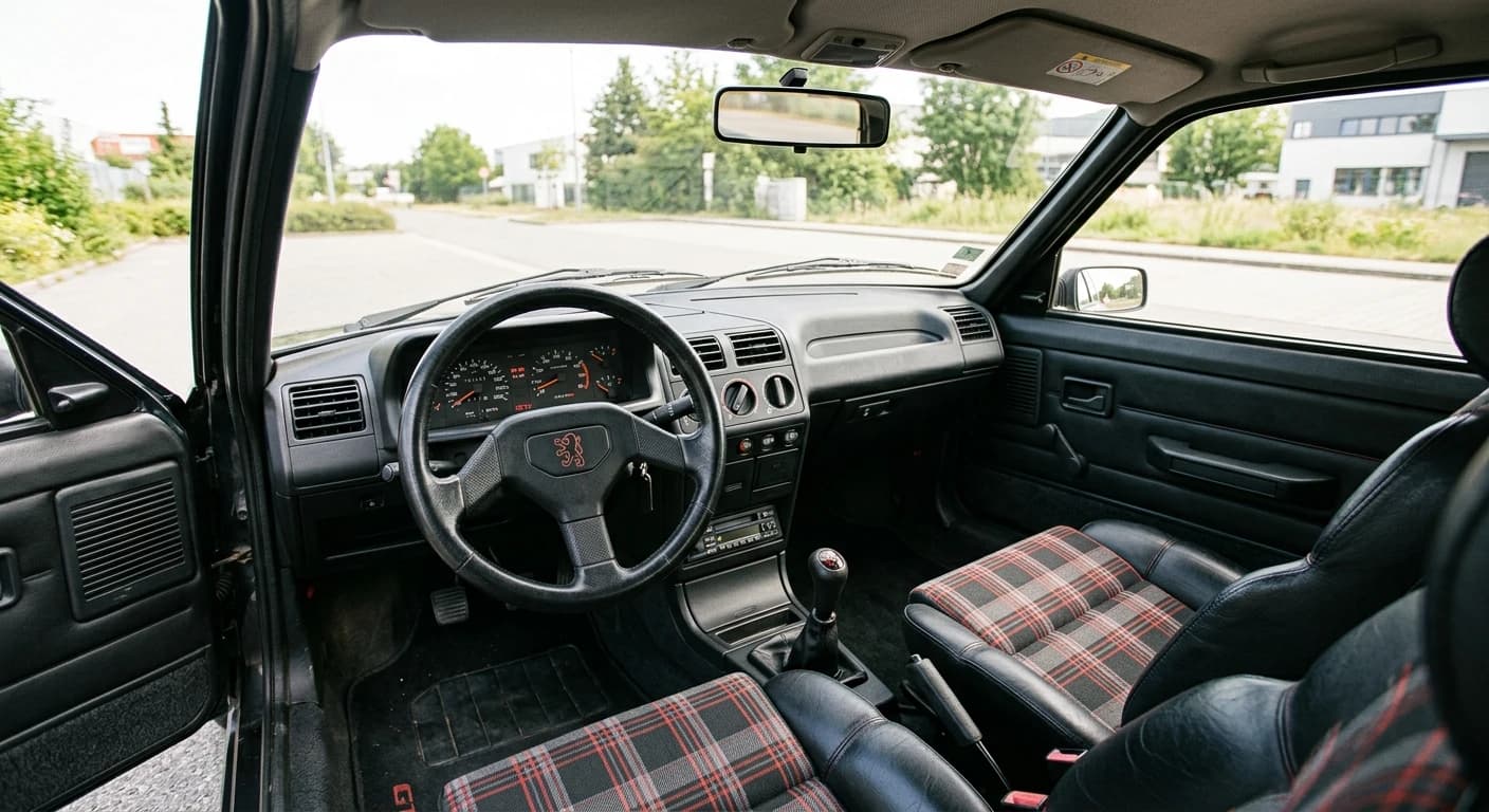 Peugeot 205 GTI 1.9 1986 - Dashboard view