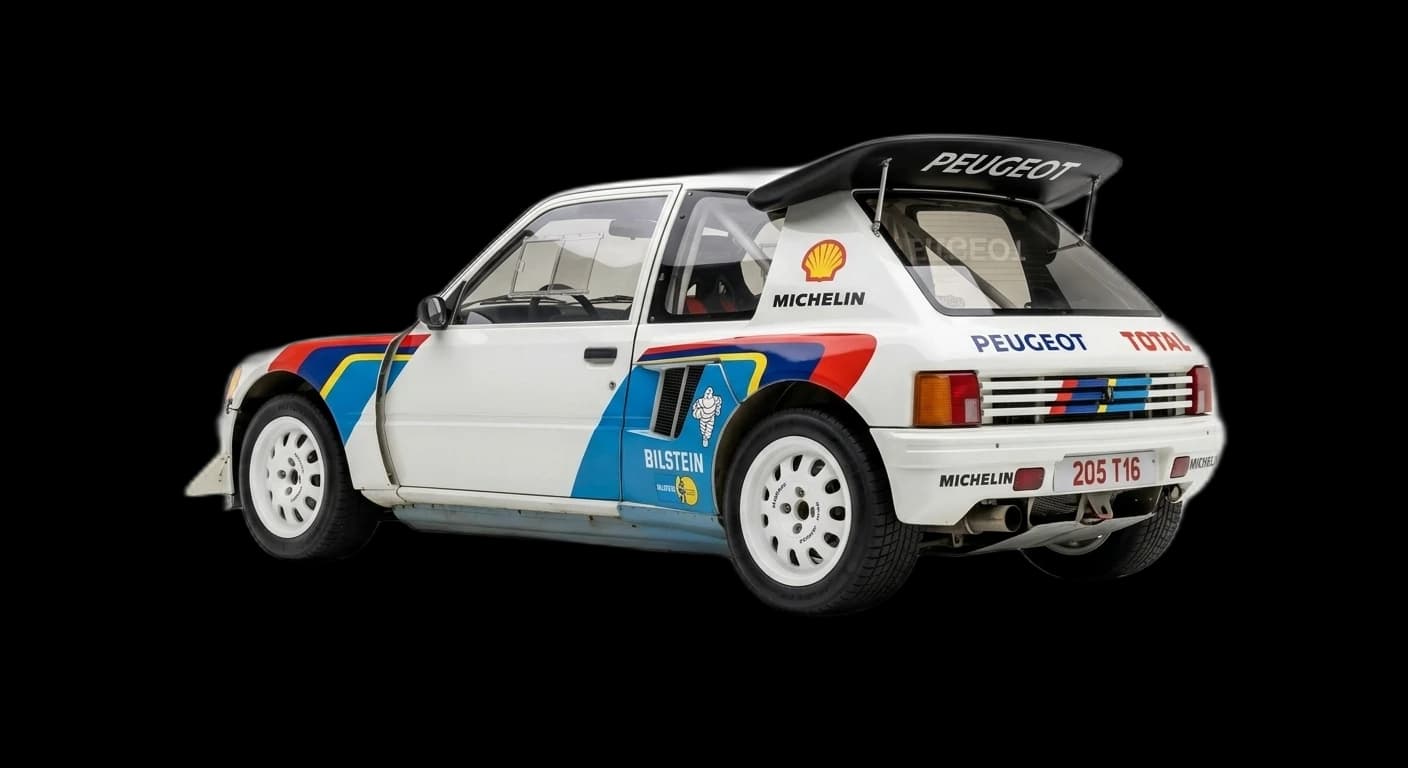 Peugeot 205 Turbo 16 - Rear 3/4