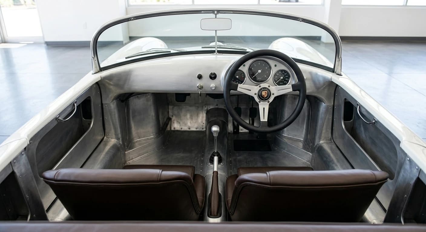 Porsche 550 Spyder 1953 - Interior view