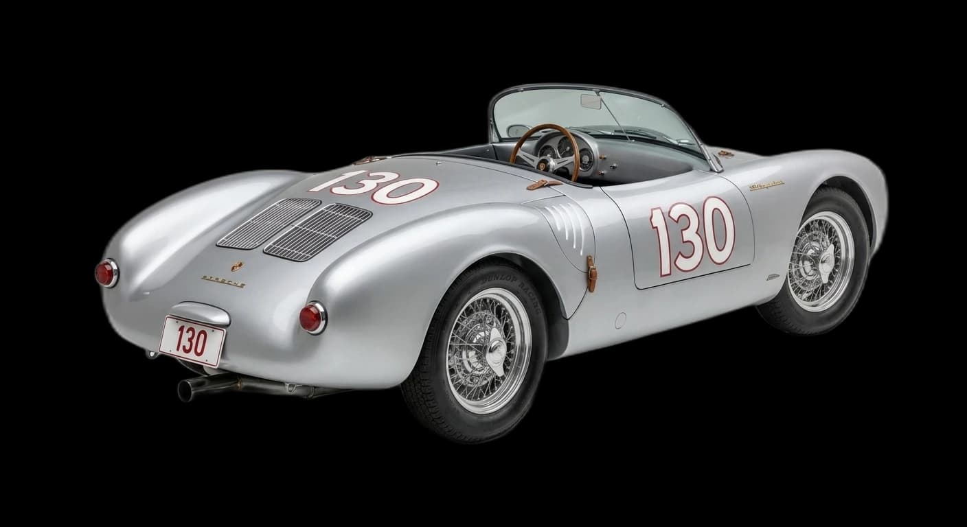Porsche 550 Spyder - Rear 3/4