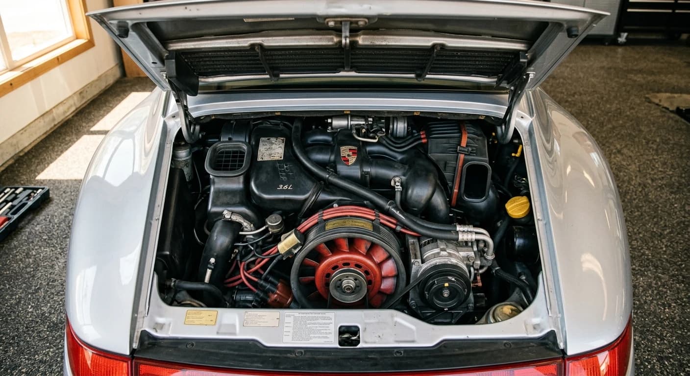 Porsche 911 (993) 1993 - Engine Bay view