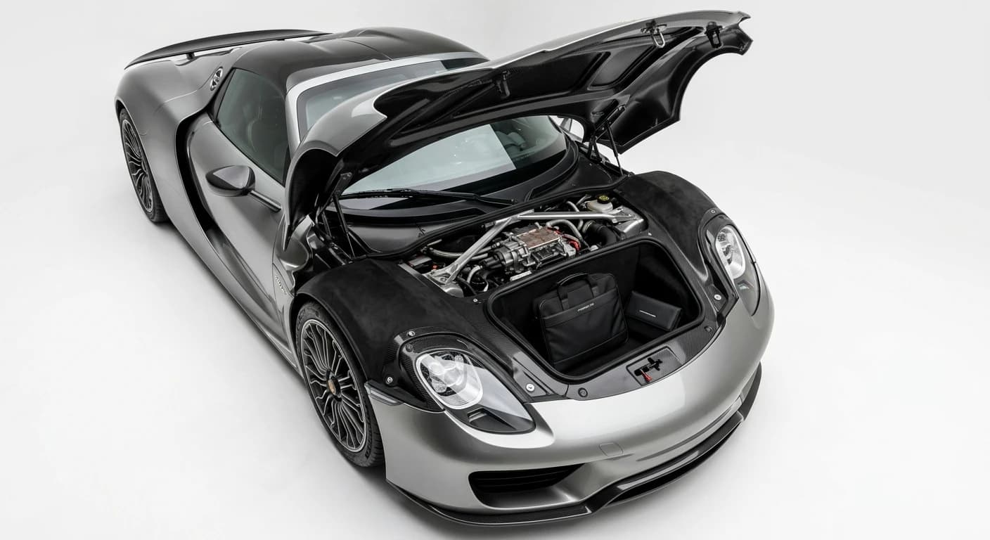 Porsche 918 Spyder 2013 - Trunk view