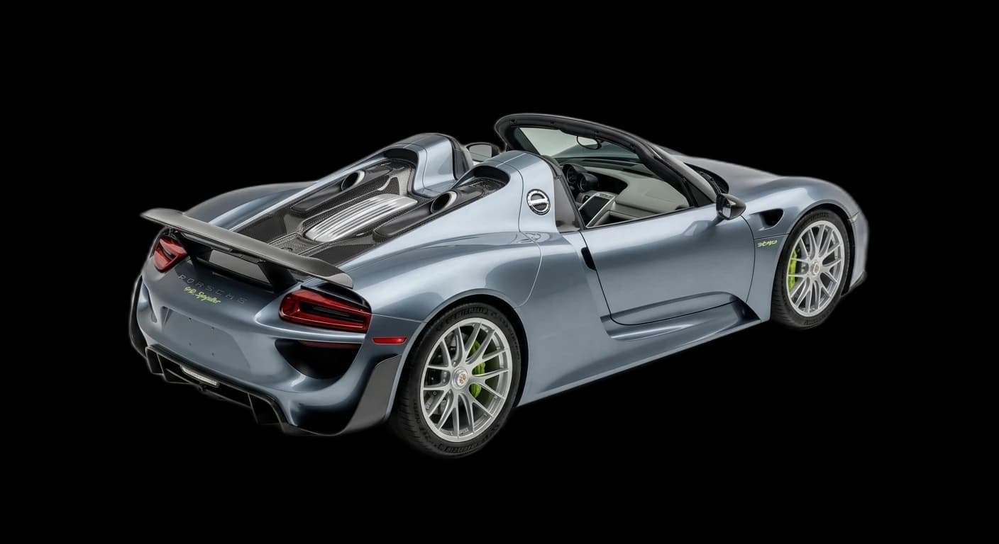 Porsche 918 Spyder 2013 - Rear 3/4 view
