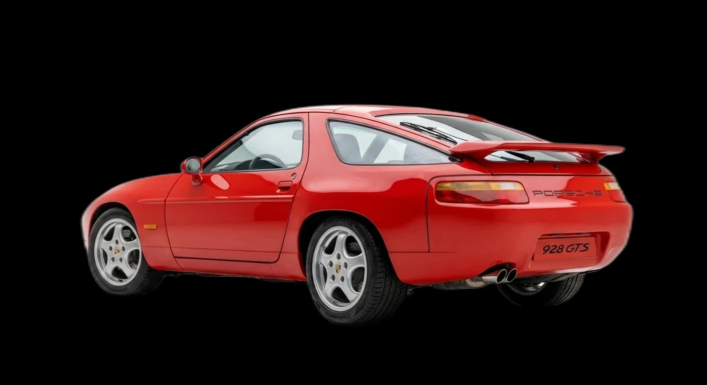 Porsche 928 GTS 1977 - Rear 3/4 view