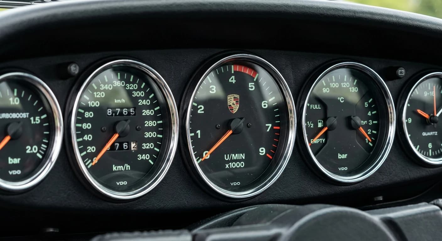 Porsche 959 1986 - Gauges view