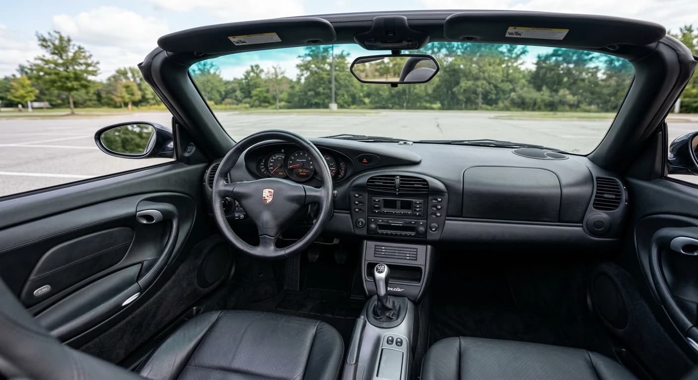 Porsche Boxster (986) 1996 - Dashboard view